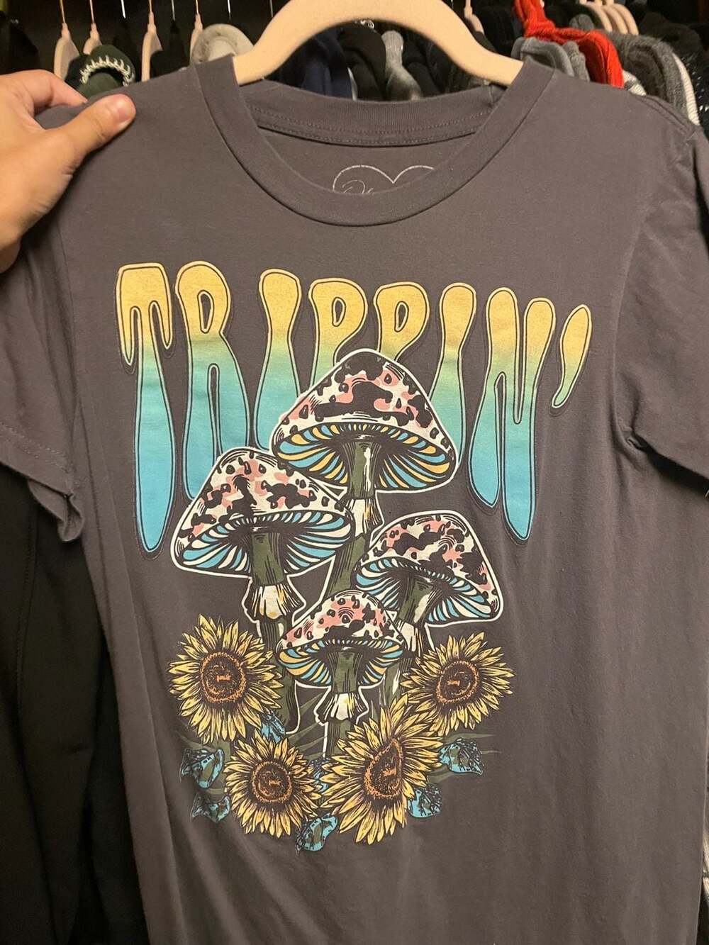 Obsessive love grey trippin mushroom sunflower...